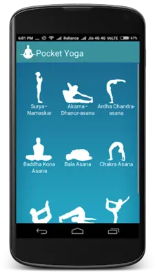 Pocket Yoga android App screenshot 2